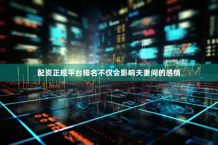 配资正规平台排名不仅会影响夫妻间的感情